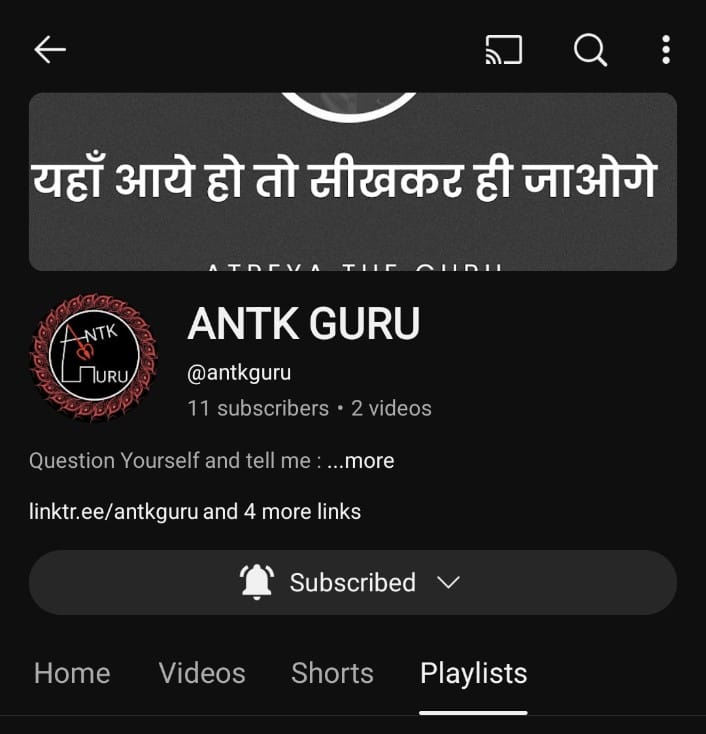 YouTube Front